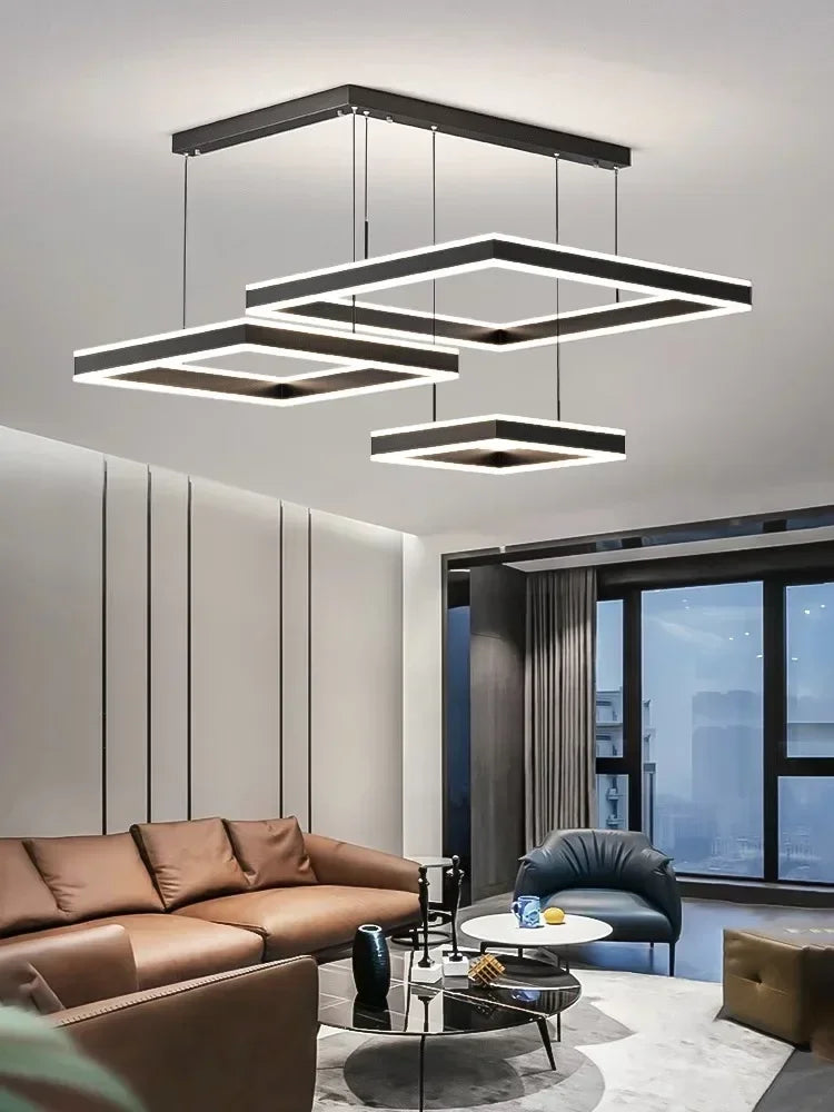 Modern LED Pendant Lights for Living Room - Stylish Hanging Lamps for Home Decor